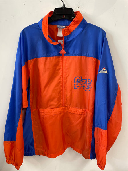 Vintage Syracuse Royal Blue and Orange Windbreaker Jacket L/XL J266