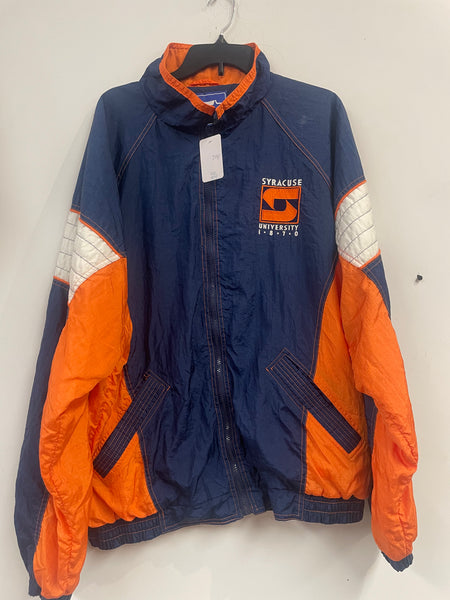 Vintage Starter Syracuse University Interlocking S Jacket J193