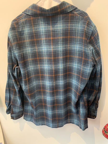Vintage Pendleton 3 Button Wool Blazer, Shirt Jacket Medium/Large Made in USA