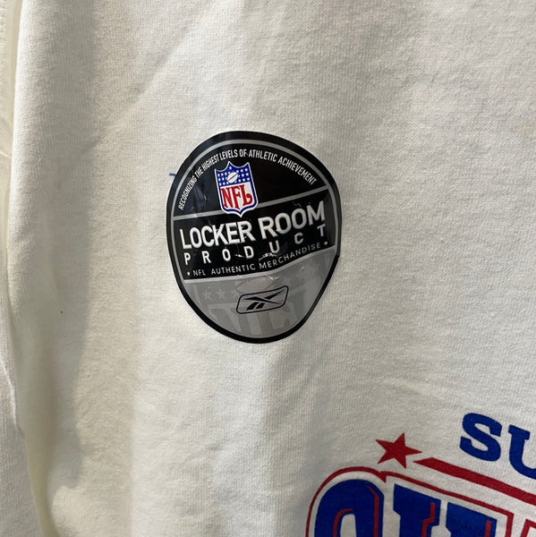 Reebok White New York Giants Super Bowl XLII Long Sleeve T-Shirt