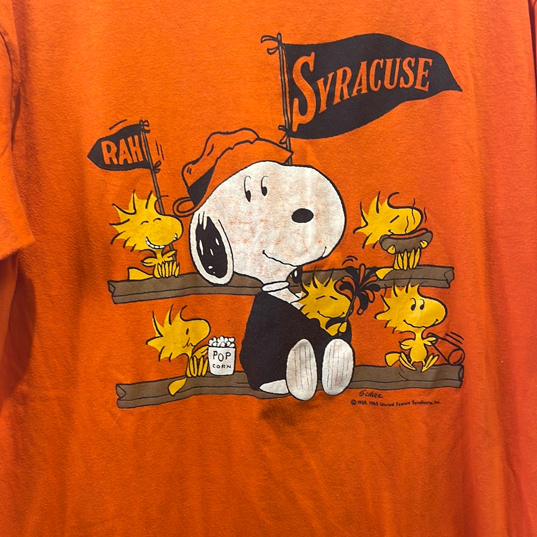 Extremely Rare Vintage Snoopy Peanuts x Syracuse University T