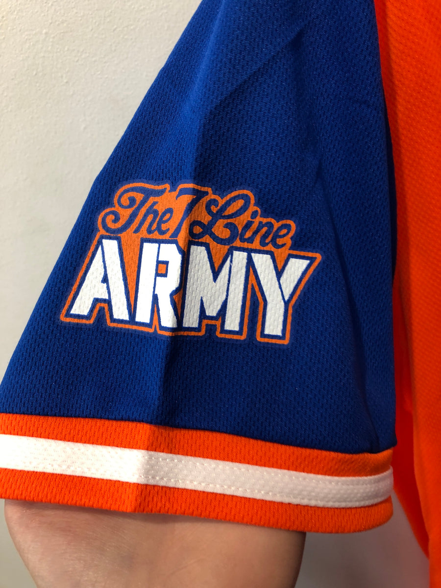 Syracuse Mets Army Jersey #23; size 46 (L)