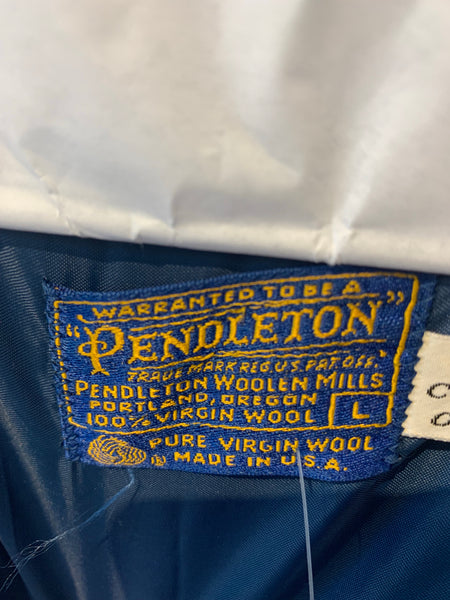 Vintage Pendleton 3 Button Wool Blazer, Shirt Jacket Medium/Large Made in USA