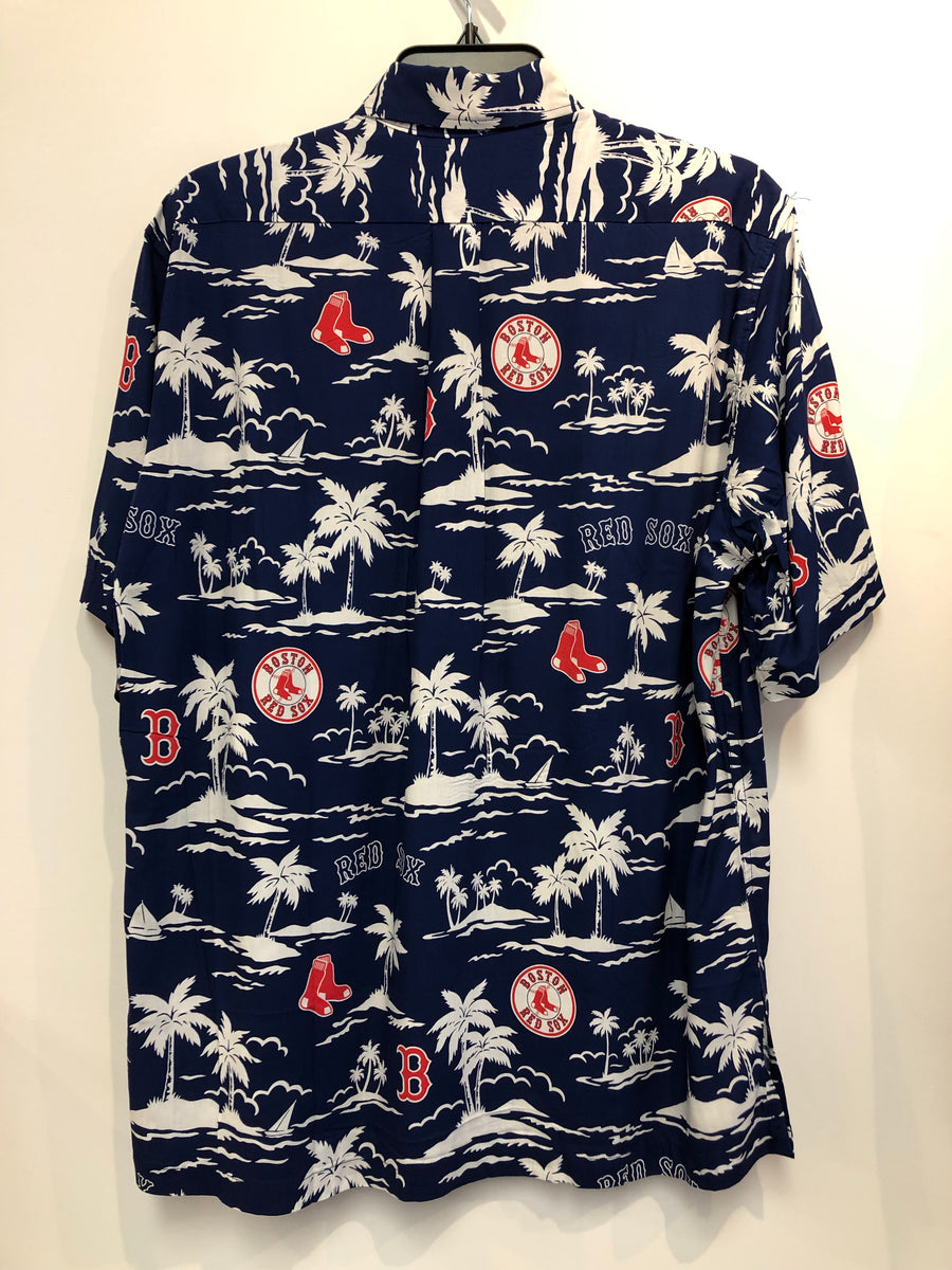 Reyn Spooner Boston Red Sox Button Front 100% Rayon Hawaiian Shirt –  Scholars & Champs