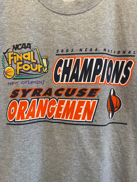Vintage Syracuse Basketball 2003 Champions T Shirt XL TS572