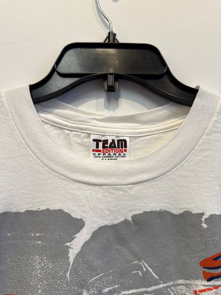 Vintage Syracuse Basketball All Over Print T Shirt XL TS600