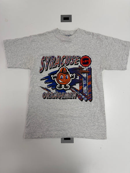 SU Orangemen Angry Otto Stitched Interlocking "S" Puffy Print S/S T-Shirt USA TS656