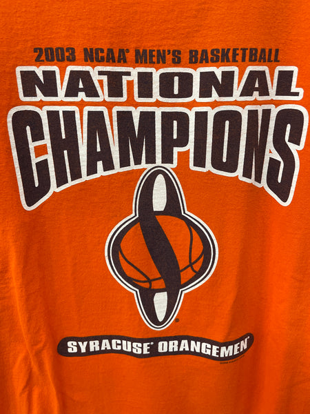 2003 NCAA Syracuse Champions T-Shirt Large TS496