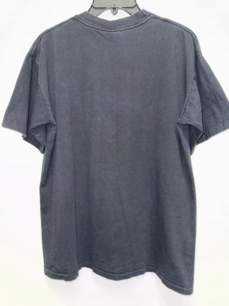 Vtg Nutmeg SU Orangemen Football Carrier Dome NYS Tee Black L USA TS783