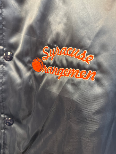 Vintage Satin Syracuse Orangemen Bomber Jacket Medium J327