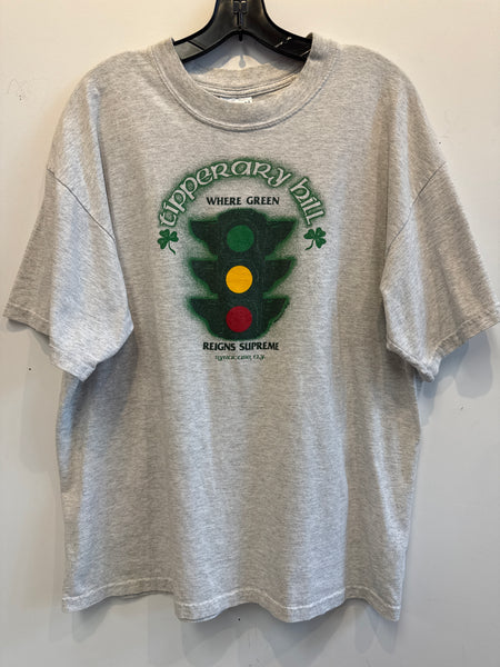 Vintage Tipp Hill Upside Down Traffic Light T Shirt XL