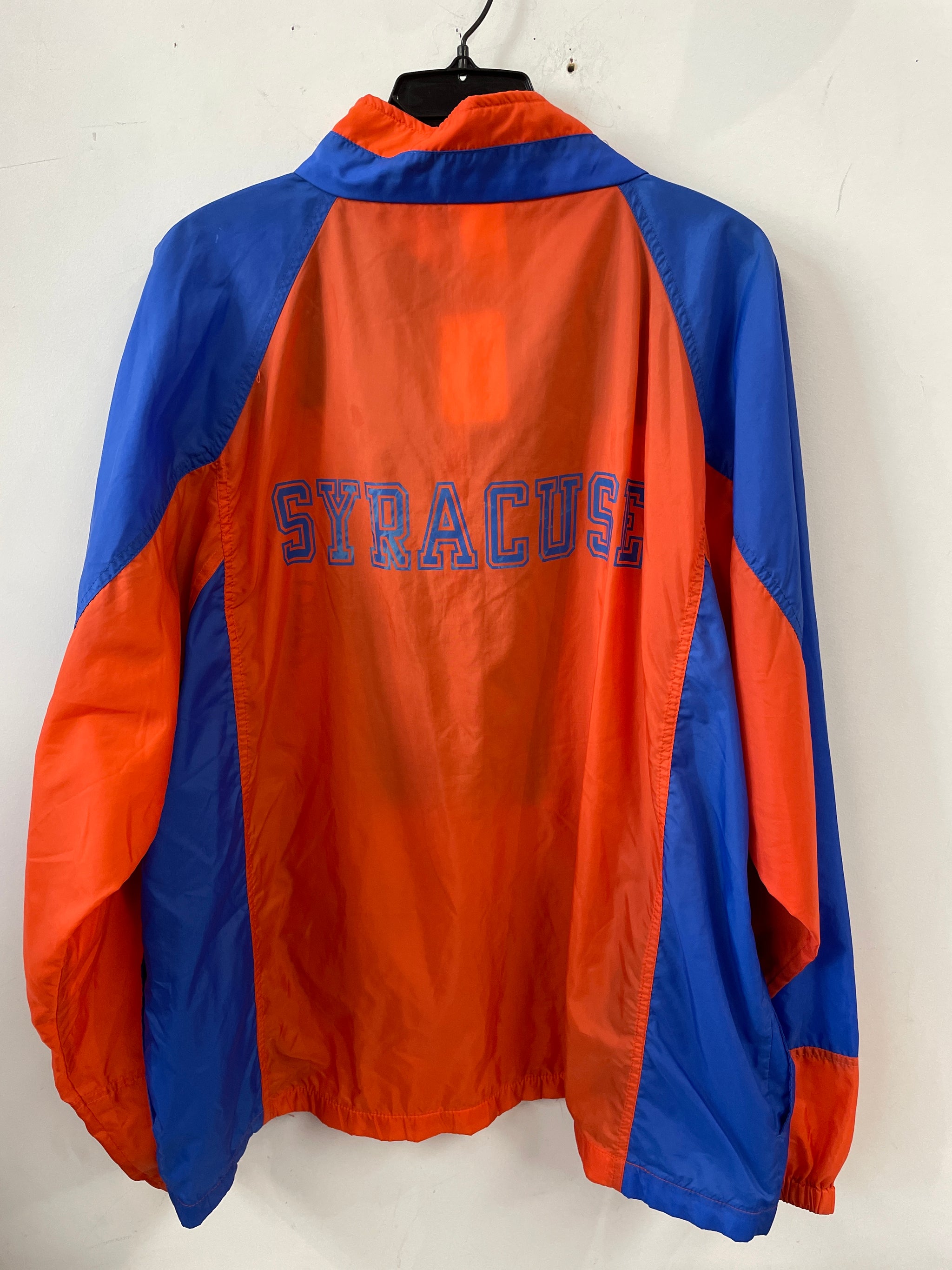 Vintage Syracuse Royal Blue and Orange Windbreaker Jacket L/XL