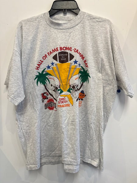 Vintage Syracuse Football 1992 Hall of Fame Bowl T Shirt 2XL TS577