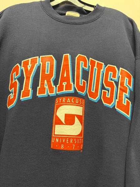 Vintage Syracuse University navy blue crewneck size xl