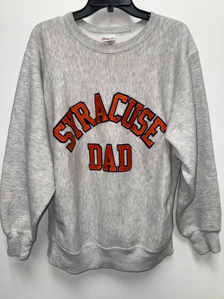 Vtg SU Dad Crewneck Sweatshirt Grey XL USA SS1284