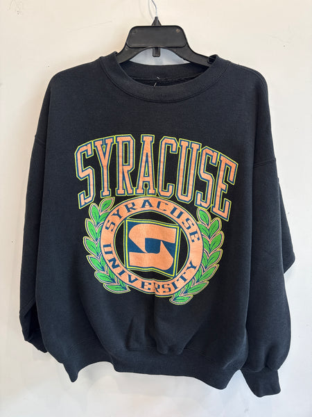 Vintage Black Syracuse Sweatshirt Large SS1214