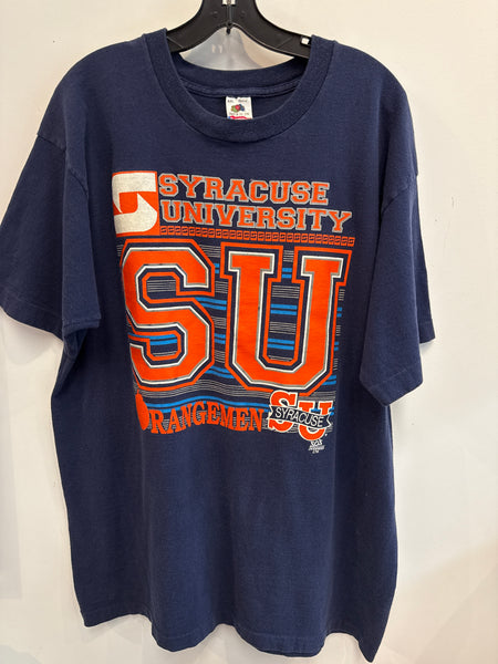 Vintage Syracuse Big Logo T Shirt 2XL SS1117