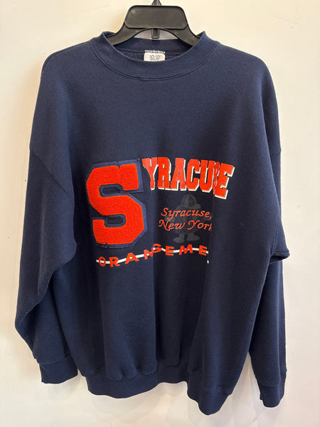 Vintage Syracuse University Varsity Letter Sweatshirt XL SS1225