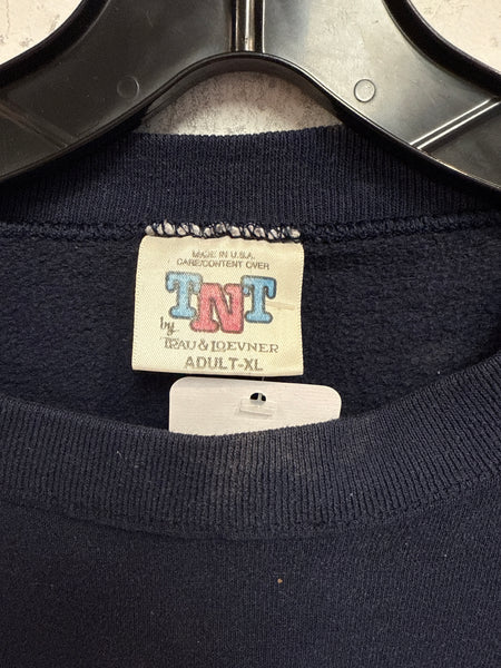 Vintage SU Otto Syracuse, NY Sweatshirt Navy Blue L/XL USA SS1115
