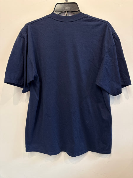 Syracuse 1996 Final Four Basketball Hoop S/S T-Shirt Navy Blue XL USA TS631
