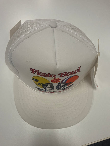 Vintage White Fiesta Bowl Trucker Hat