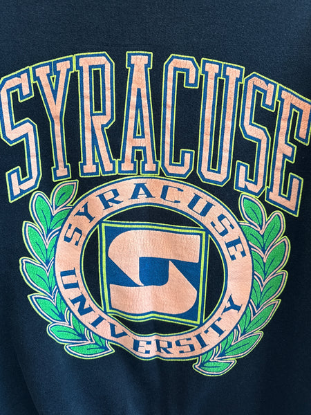 Vintage Black Syracuse Sweatshirt Large SS1214
