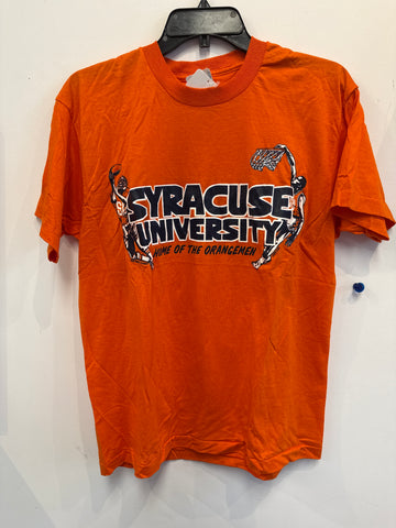 Vintage 80's  Syracuse University Orangemen T Shirt Large TS583