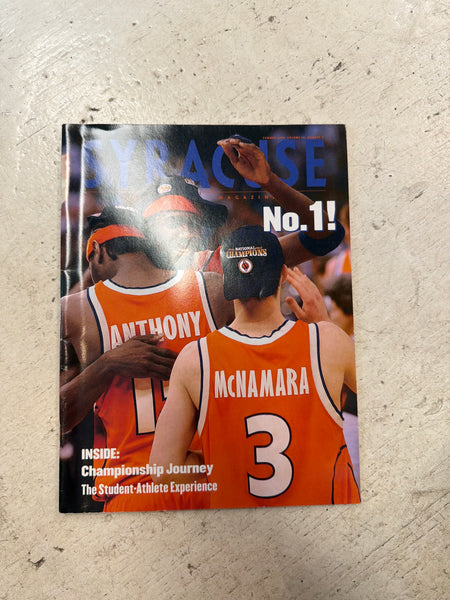 2003 Champs Syracuse Tshirt and Magazine XL TS608