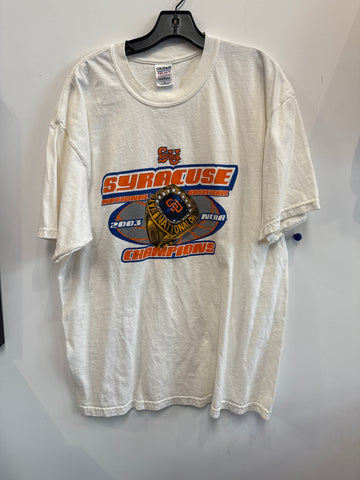 Vintage Syracuse Basketball 2003 Champions T Shirt XL TS575