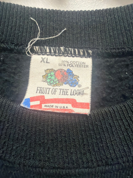 vintage black monochromatic Syracuse University crewneck size xl SS1273