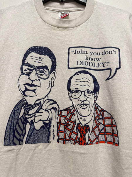 vintage "John you don't know Diddley" Jim Boeheim John Thompson parody t shirt size xl ts778