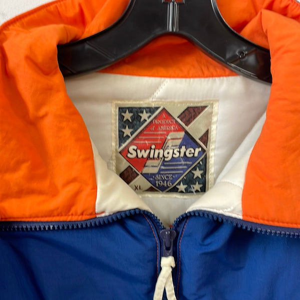 Vintage Syracuse Swingster Full Zip Jacket with Retro Logos L/XL J256