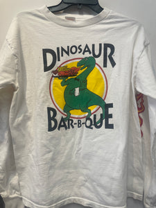 Vintage Dinosaur Bar-B-Que White Tee Shirt L TS505