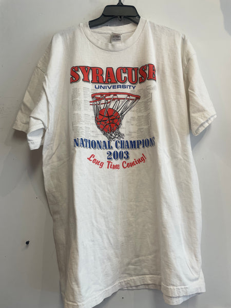 Vintage SU Basketball National Champs Tee 2XL TS525