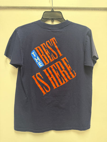 Vtg Nutmeg SU Orangemen "The Best Is Here" Interlocking "S" S/S T-Shirt TS673