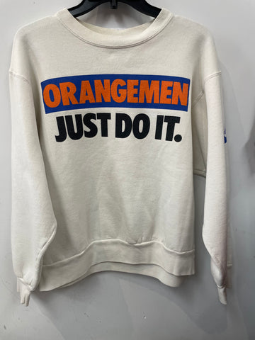 Vintage White Nike Syracuse Sweatshirt M/L SS1040