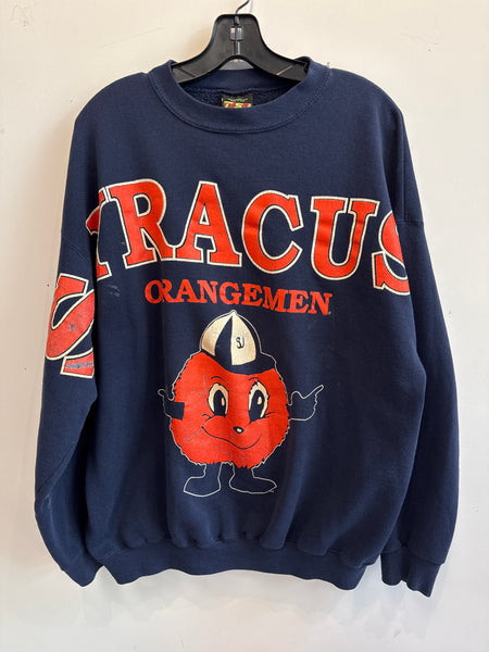 Vintage Syracuse Orangemen w/Otto Across the Chest Spellout Sweatshirt XL SS1205