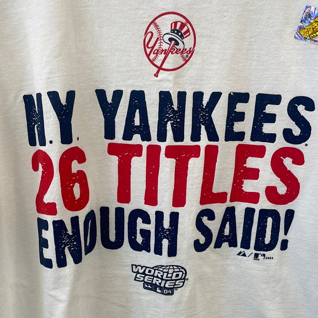 Special Vintage New York Yankees Tシャツ 4面 Vintage Yankees 26 Titles T Shirt Large Y18 – Scholars & Champs
