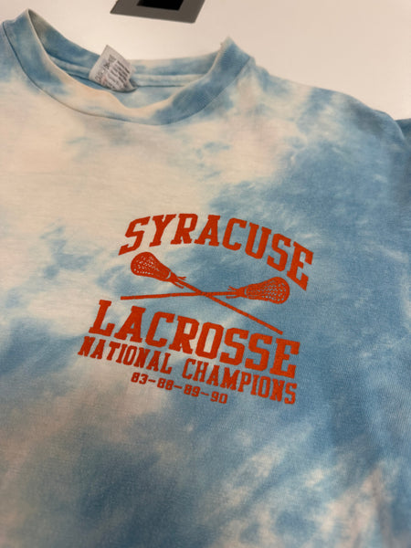 SU Lax National Champions S/S T-Shirt Tye-Dye M USA TS643