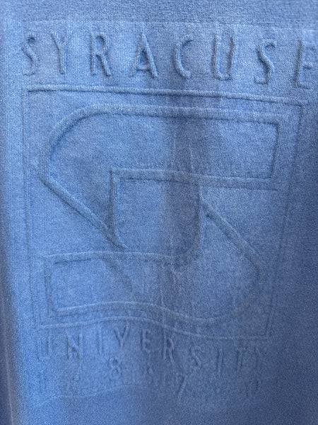 Vintage Royal Blue Pressed Sweatshirt Large SS1218