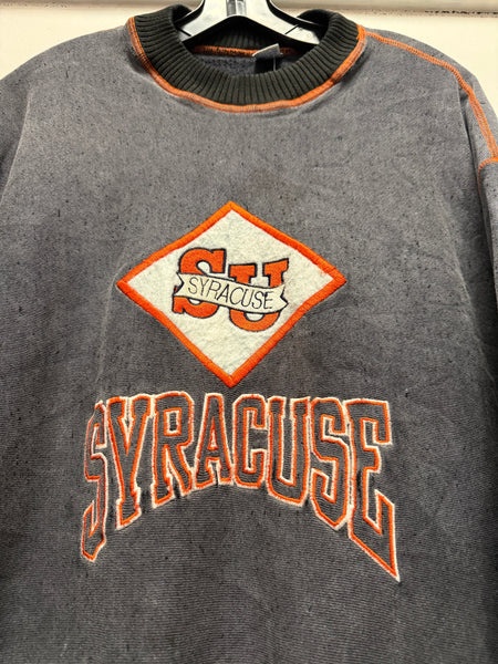 vintage 1990s The game Syracuse over dyed banner logo crewneck size large ss1252