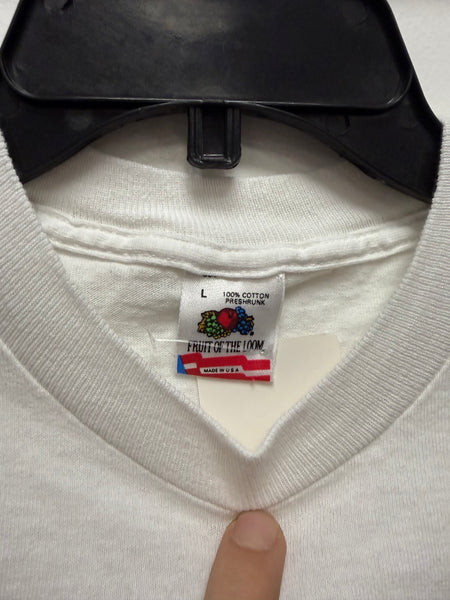Vtg Syracuse NY Skyline S/S T-Shirt White M/L USA TS674