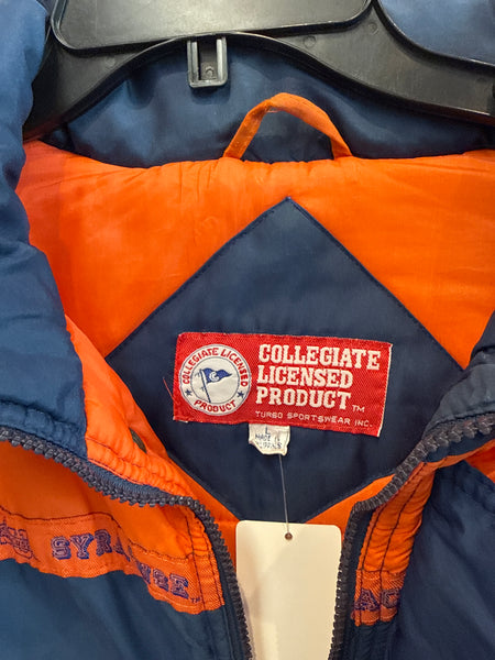 Vintage Syracuse University Full Zip Winter Jacket Large J441