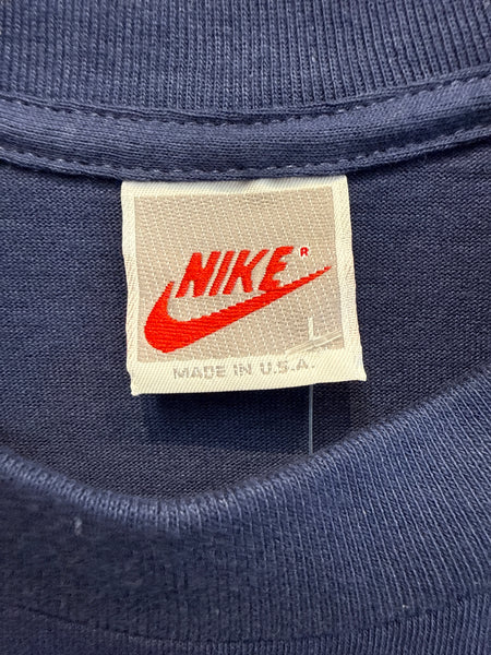 Syracuse Basketball Camp Nike Gray Tag T-Shirt Navy L USA TS267