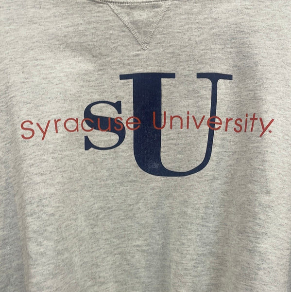 Vintage Gray Crewneck Syracuse Sweatshirt Med SS951