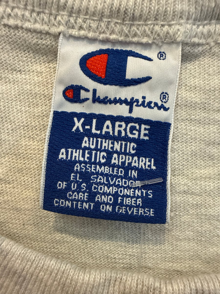 Vintage Champion Syracuse Final Two '96 Orangemen Vs. Wildcats NCAA T-Shirt Gray XL TS630