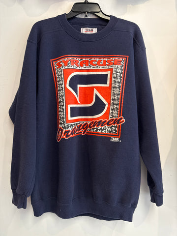 Vintage Syracuse Orangeman Oversized Logo Sweatshirt Large SS880
