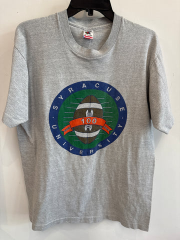 Vintage Syracuse Football 100th Anniversary T Shirt Large TS550
