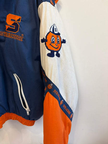 Vintage Syracuse University Full Zip Pro Player Tape Jacket Large J337