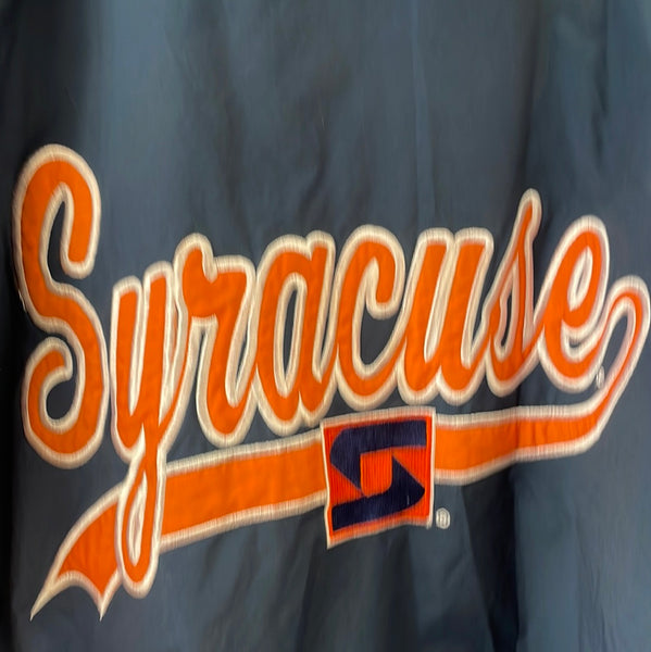 Vintage Syracuse 1/4 Zip Pullover Jacket w/ Hood XL J265